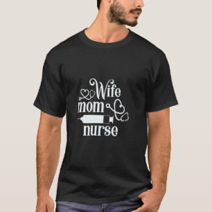 Camiseta Esposa Mãe Enfermeira Dia Internacional da Enferme