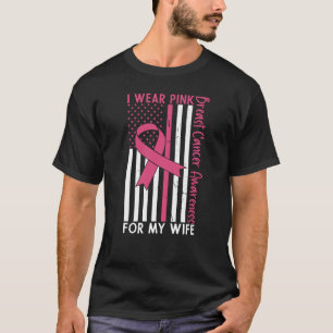 Camiseta Esposa Mãe Família Correspondendo Presente de Canc