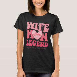 Camiseta Esposa Mãe Legenda Legal do Clube Mães Coquett