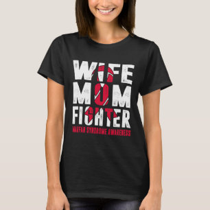 Camiseta Esposa Mãe Lutadora Conscientização da Síndrome de