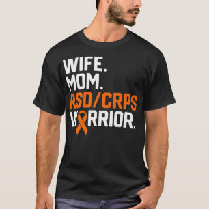 Camiseta Esposa Mãe RSD Guerreiro de CRPS Sensibilização pa