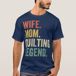 Camiseta Esposa Mamãe Caindo lenda Filtro Mãe Vendo Vin