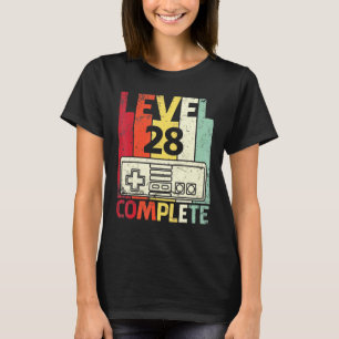 Camiseta Esposa Marido Casado Jogador Nível 28 Anos