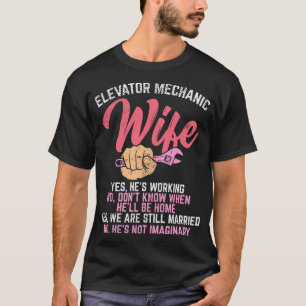 Camiseta Esposa Mecânica Elevator