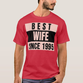 Camiseta Esposa Melhor Do Aniversário Do Casamento Epic Des