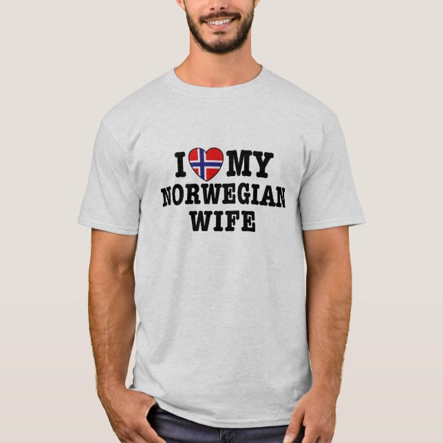 Camiseta Esposa Norueguesa (Frente)
