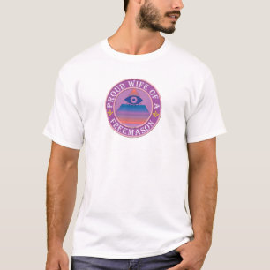 Camiseta Esposa orgulhosa de um Freemason