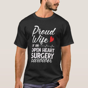 Camiseta Esposa Orgulhosa De Um Sobrevivente De Cirurgia De
