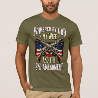 Camiseta Esposa Patriota Cristã 2ª Emenda