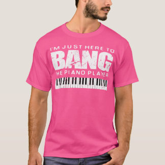Camiseta Esposa Pianista Engraçada Bate O Pianista