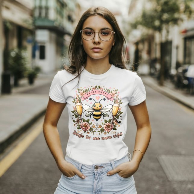 Camiseta Esposa Retro do Grupo de Bachelorette do Partido M (Criador carregado)