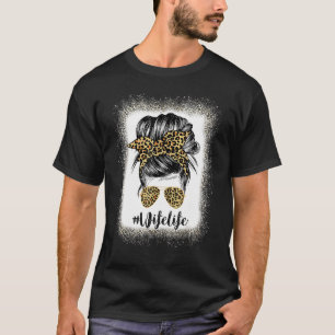 Camiseta Esposa Sangrada Vida Leopardo Mensagem Mulher Solt
