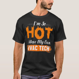 Camiseta Esposa técnica HVAC Presente Tão Quente Eu Tenho M