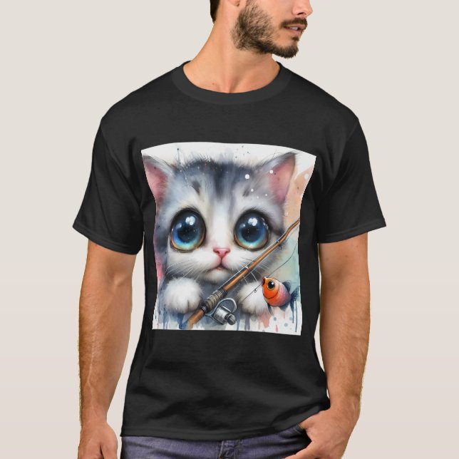 Camiseta Esposa Troféu de Pesca com Mosca (Frente)