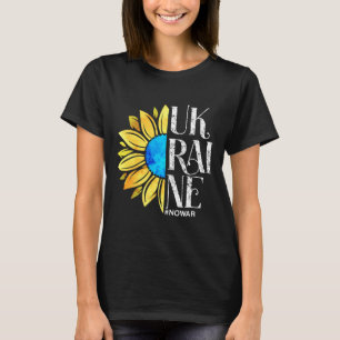 Camiseta Esposa Ucraniana Girassol Apoiando Linda