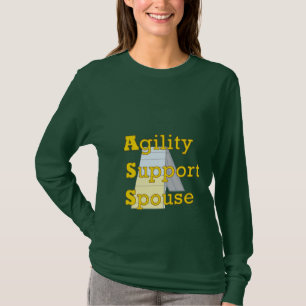 Camiseta Esposo 1 do apoio da agilidade