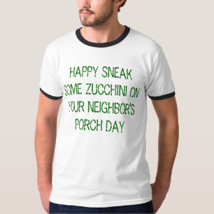 Camiseta espreitadela algum abobrinha no dia do patamar do