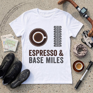 Camiseta Espresso e Base Miles Ciclista Amante do Café