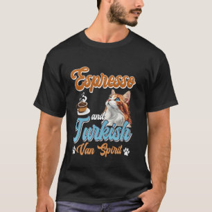 Camiseta ESPRESSO E ESPÍRITO DE BAUNILHA TURCA Cat Daddy Co