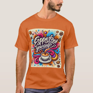 Camiseta Espresso - Sozinho Humor De Café