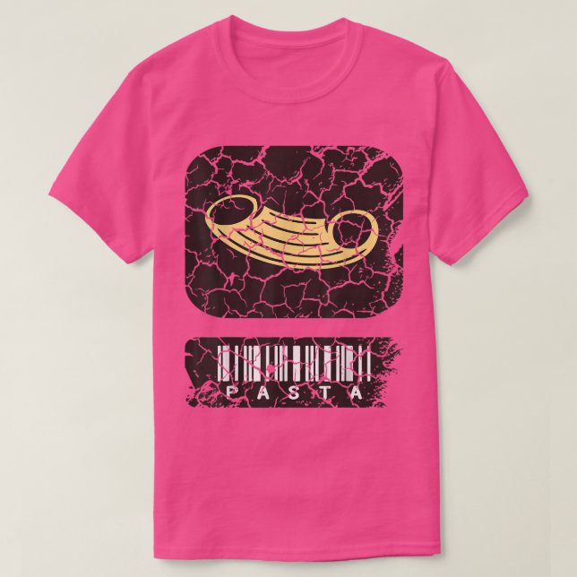 Camiseta Espuma de espuma de Cozinhar comida em relevo (Frente do Design)