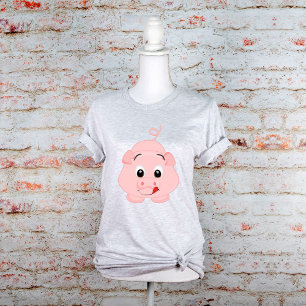 Camiseta Espuma rosa para fora