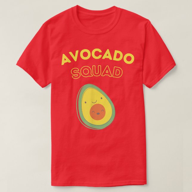 Camiseta Esquadra Avocado Avocado, Sorriso Saudável (Frente do Design)