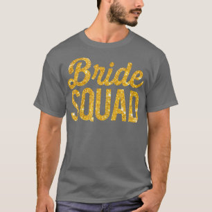Camiseta Esquadra da Noiva das Mulheres Festa de Despedida 