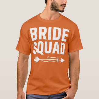 Camiseta Esquadra da Noiva Seta Festa de Casamento e Festa