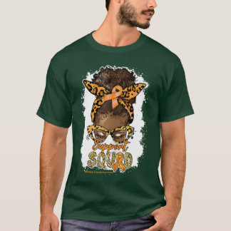 Camiseta Esquadra de Apoio às Mulheres Afro Coque Suja Leop