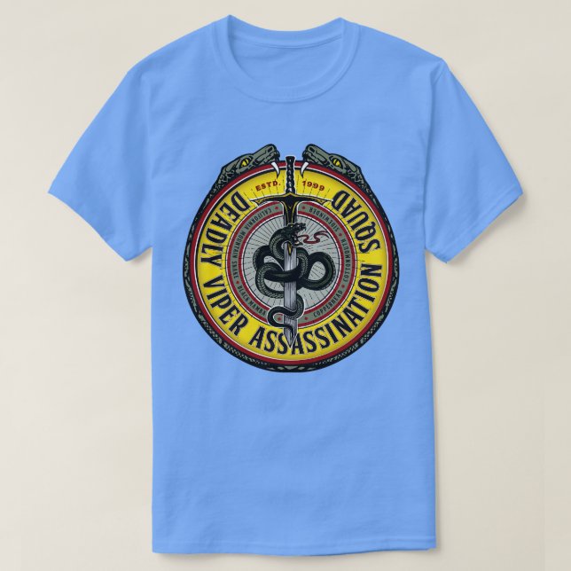 Camiseta Esquadra de Assassinato de Viper Mortal (Frente do Design)