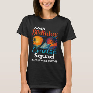 Camiseta Esquadra de Cruzeiro de Aniversário de 66 anos Ami