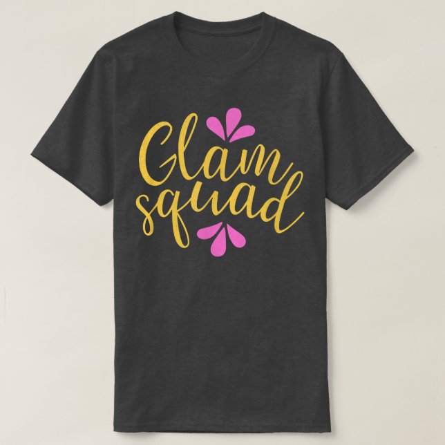 Camiseta Esquadra de Festa de solteira de Bridesmaid Cute (Frente do Design)