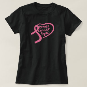 Camiseta Esquadra do Câncer de Mama Fita de Conscientização