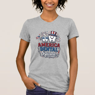 Camiseta Esquadra Odontológica da América Projeto Vetorial