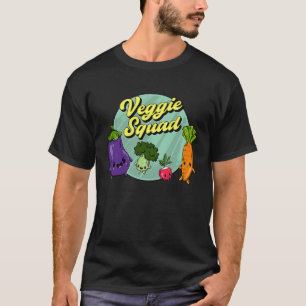 Camiseta Esquadra Vegana Legumes Saudáveis e Nutritivos Veg
