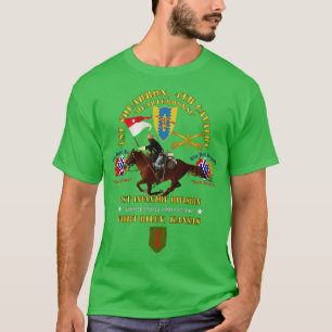 Camiseta Esquadrão 1rua 4ª Cavalaria 1rua Inf Div Diabo Bde