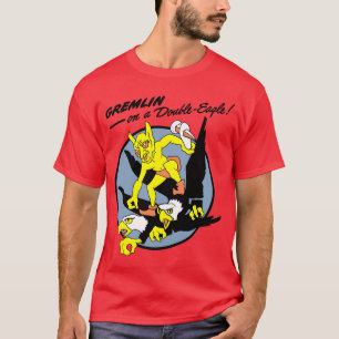 Camiseta Esquadrão 432 RCAF - Gremlin em uma águia dupla