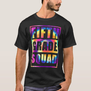 Camiseta Esquadrão 5 De Volta Para Estudante De Professores
