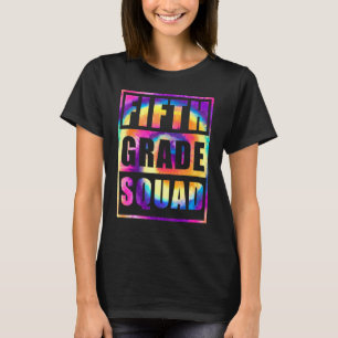 Camiseta Esquadrão 5 De Volta Para Estudante De Professores
