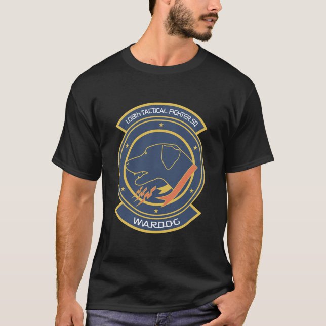 Camiseta Esquadrão Ace Combat Wardog Clássico (Frente)