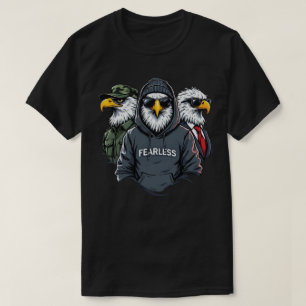 Camiseta Esquadrão Águia Destemida - Design Ousado e Podero