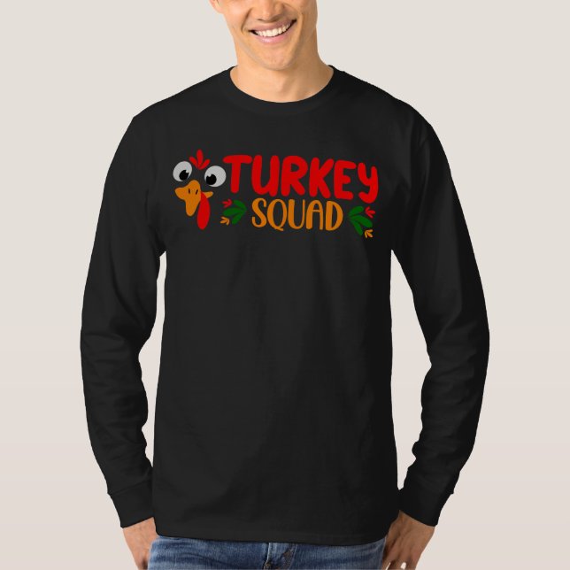 Camiseta Esquadrão Atraente da Turquia, Ação de Graças de H (Frente)