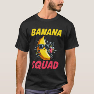 Camiseta Esquadrão Banana Vibrações Divertidas de Verão