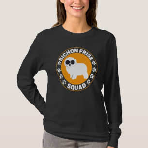 Camiseta Esquadrão Bichon Frise Cabelo Crespo Cachorrinho