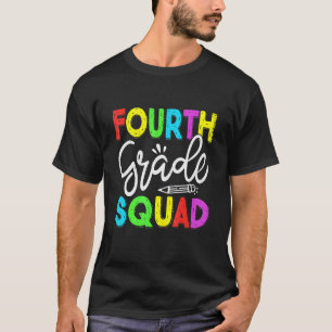 Camiseta Esquadrão Bonito Do Quarto Grau Primeiro Dia Da Es