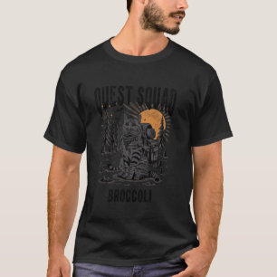 Camiseta Esquadrão Brócolis Quest gato