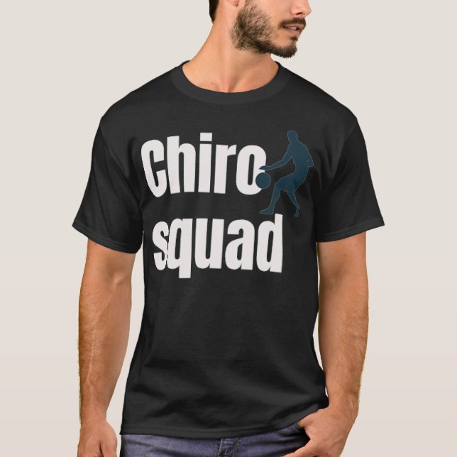 Camiseta Esquadrão Chiro, animais engraçados  (Frente)