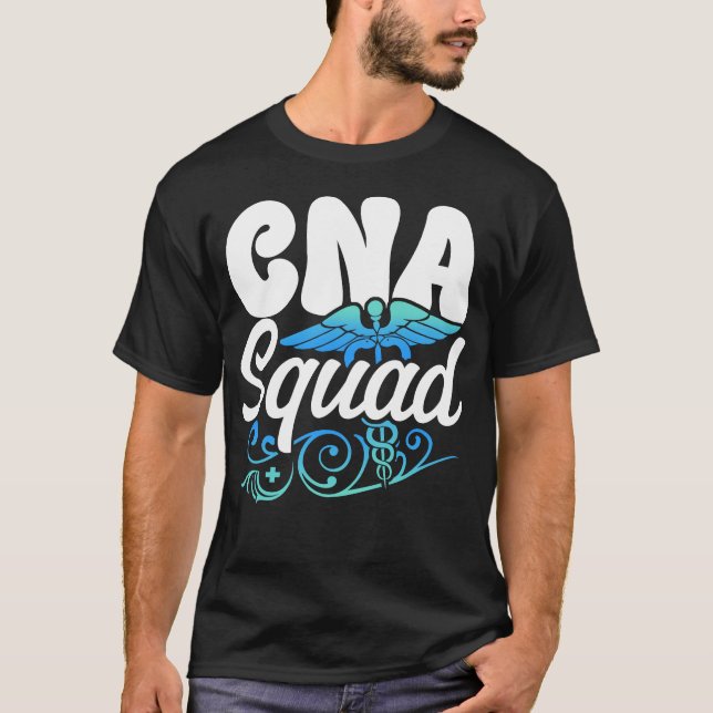 Camiseta Esquadrão Cna do Assistente de Enfermagem Certific (Frente)
