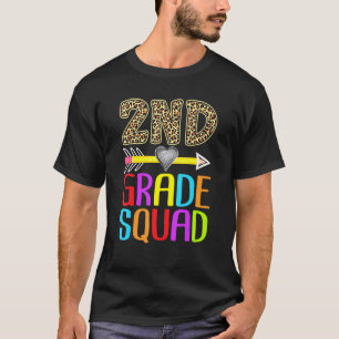 Camiseta Esquadrão da 2ª Série Estampa de Leopardo Professo